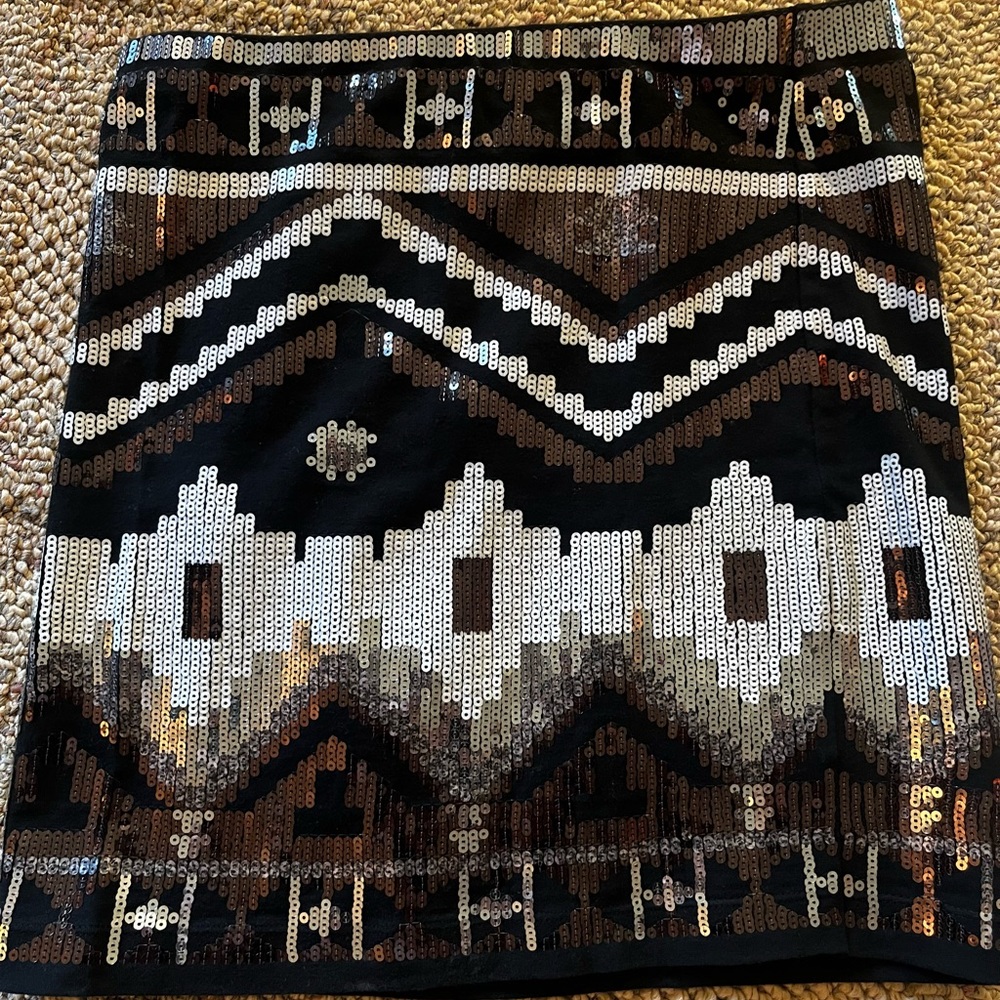 xs sequin skirt from express